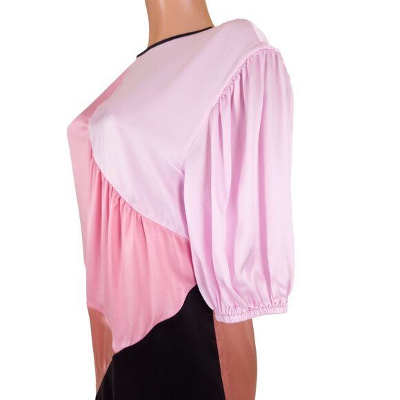 Kate Spade New York Silk Colorblock Midi Dress Size 0 Multicolor $450 - Picture 5 of 9